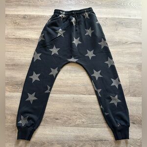 Nununu World Big Kids Boys Girls French Terry Star Baggy Sweatpants 12-14T